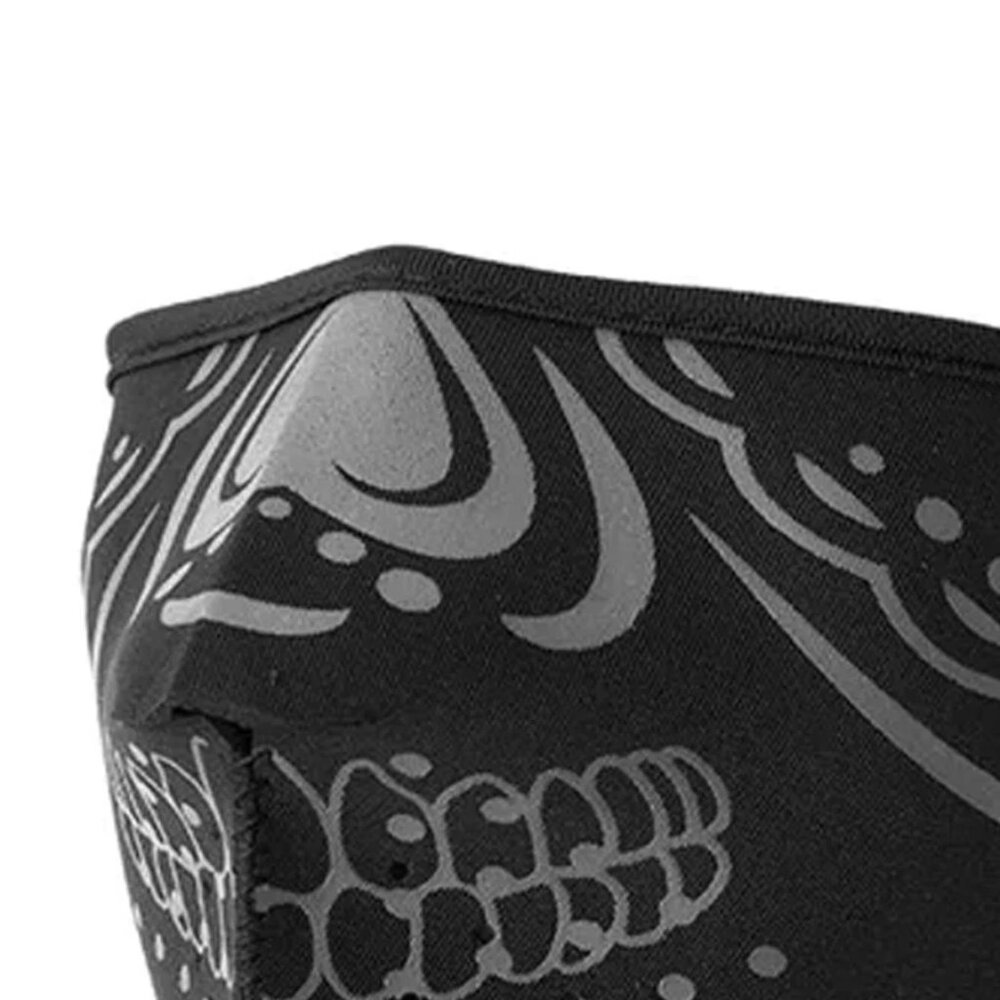 Neoprene Half Face Inverse Skull Riding Mask - Picture 4 of 4